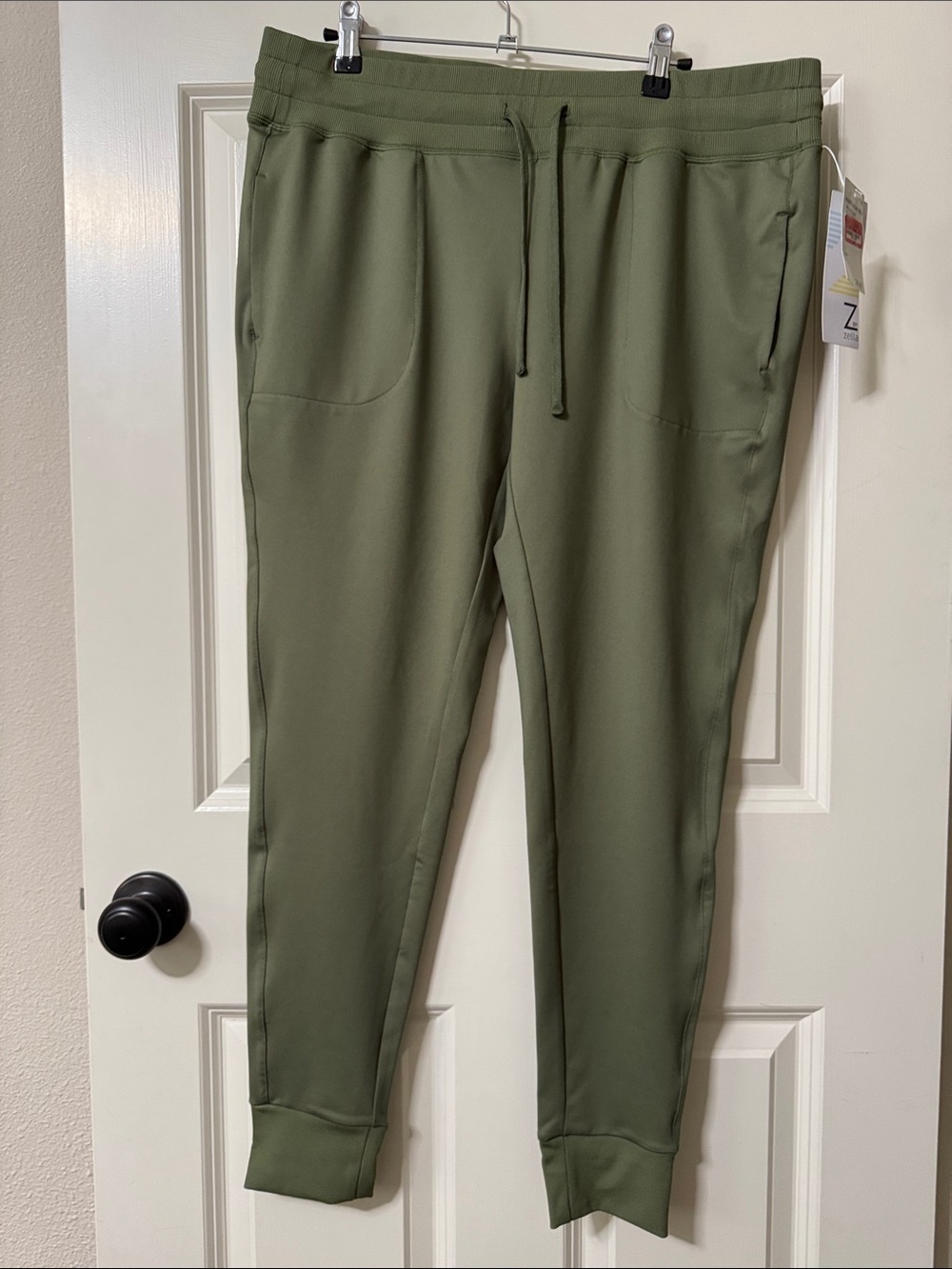 Zella Olive Green Women's Drawstring Joggers